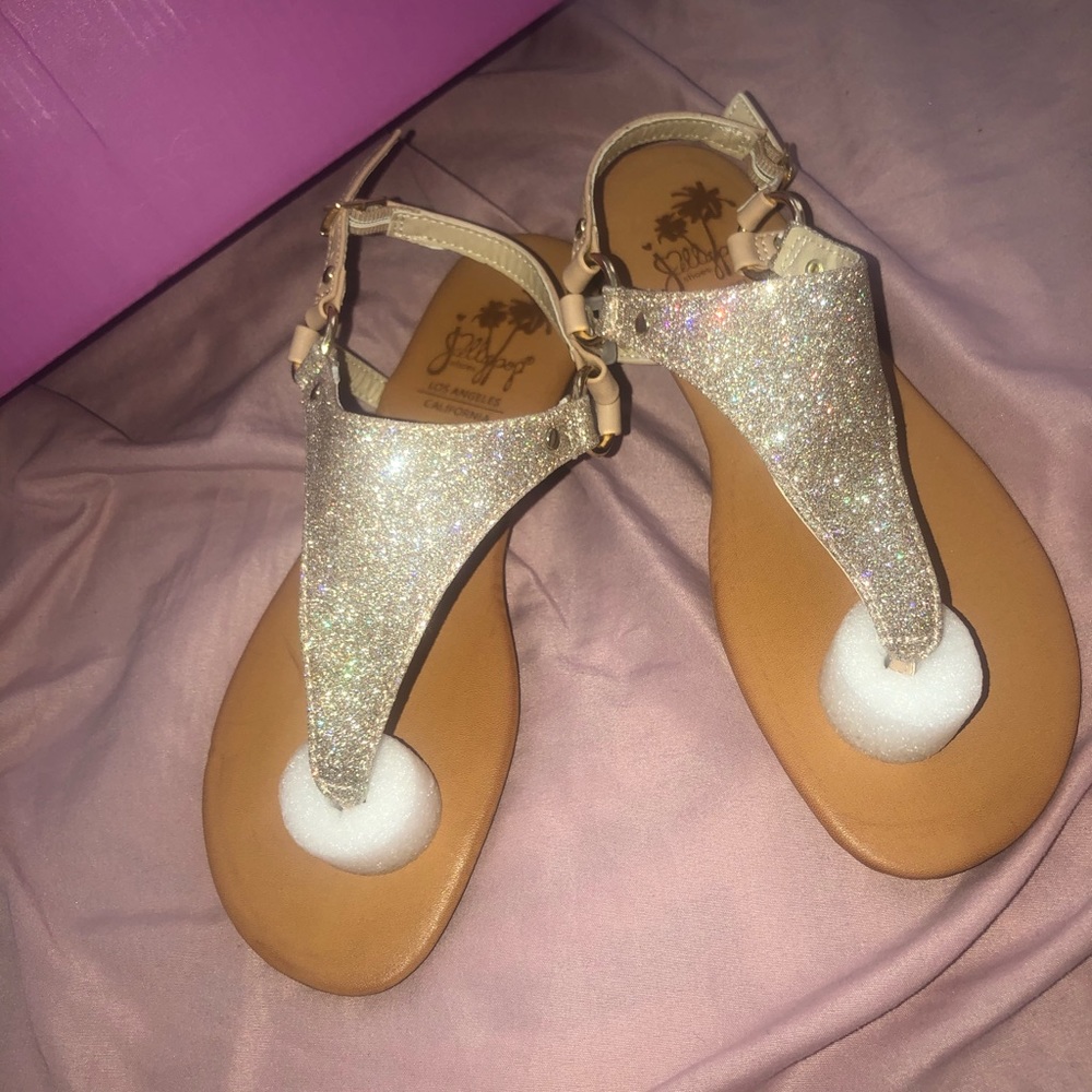 cute sparkly chanclas